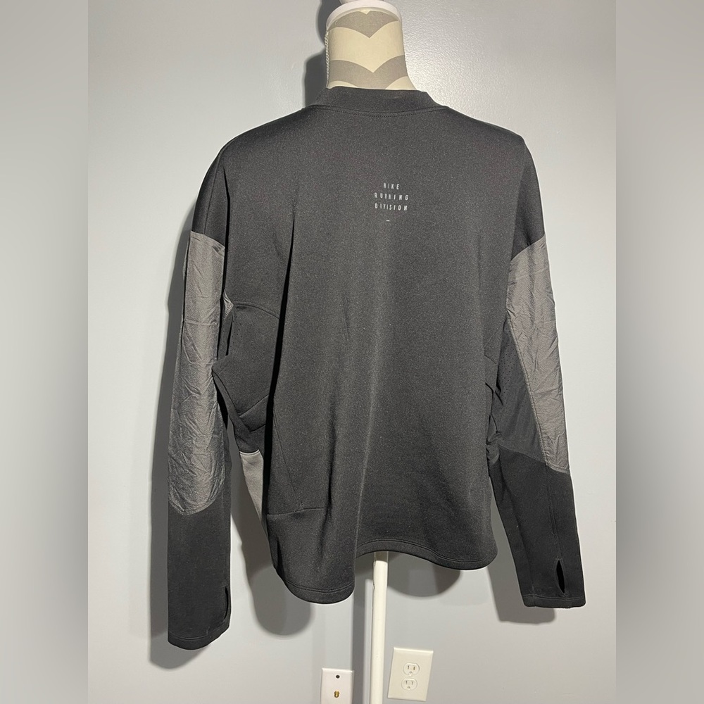 Black and Gray Long Sleeve Shirt